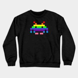 Rainbow invader Crewneck Sweatshirt